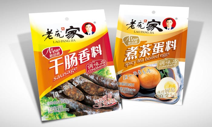 老庞家调味品包装设计—包装效果图系列展示