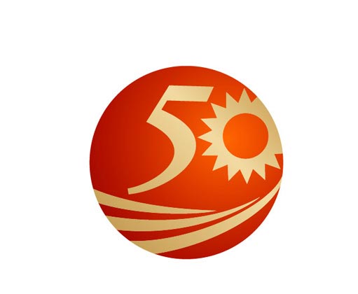 山东劳动职业技术学院50年校庆品牌设计—标志设计展示