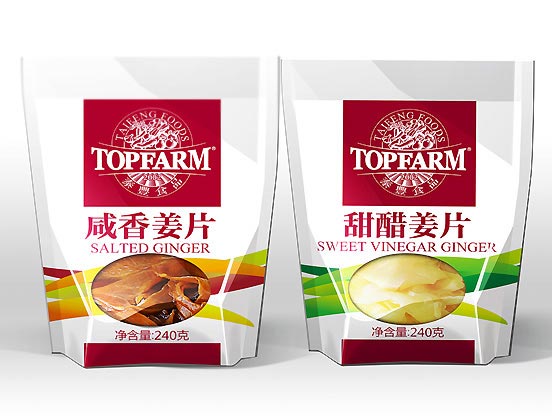 泰丰食品品牌设计—包装设计效果图